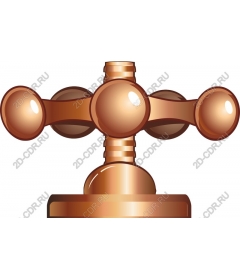 Vintage copper faucet