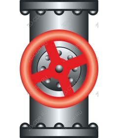  Industrial red valve