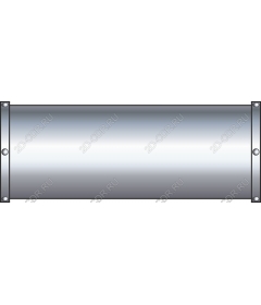  Silver metallic banner