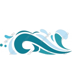 Bright ocean wave