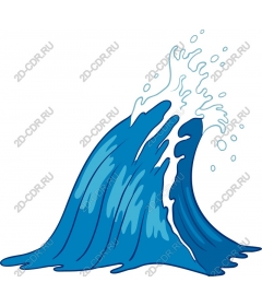  Bright ocean wave