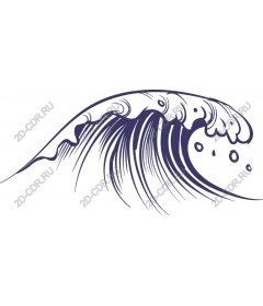 Dynamic ocean wave
