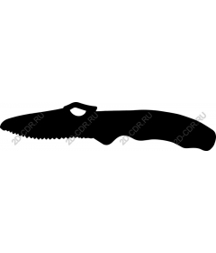 Smooth serrated knife
