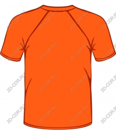  Bright orange t-shirt