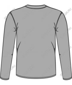  Gray long-sleeved shirt