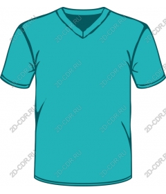  T-shirt Navy blue V-neck