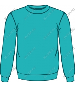  Stylish turquoise sweatshirt