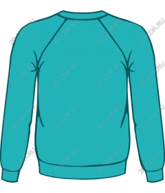  Sweatshirt pullover color "Teal"