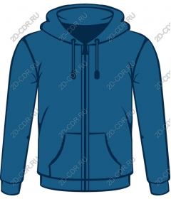  Stylish hoodie with zip