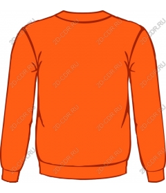  Bright orange sweatshirt