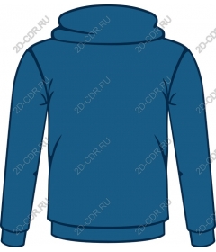  Stylish blue hoodie