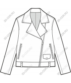  Classic leather motorcycle jacket