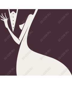 Eternal love: the bride and Groom