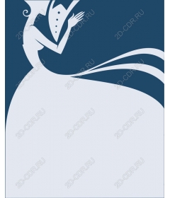  Elegant bride and groom