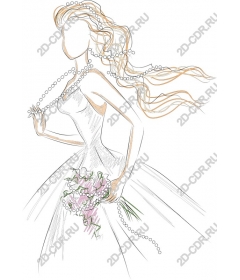  Elegant bride and