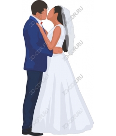  Elegant wedding couple