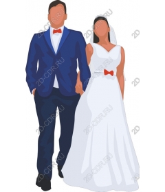  Elegant wedding couple
