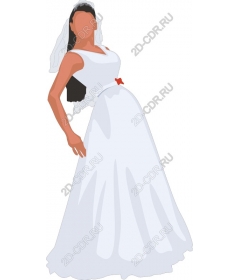  Elegant bride and