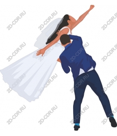  Elegant wedding couple