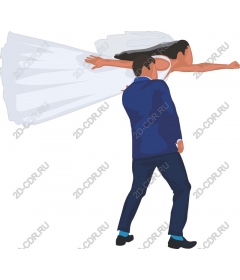  Elegant wedding couple