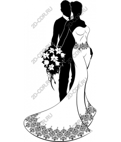  Elegant wedding couple