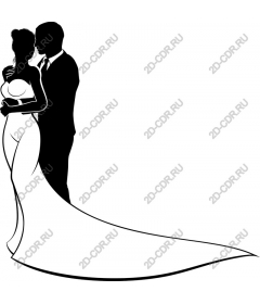  Elegant wedding couple