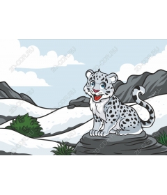  Adorable snow leopard cub