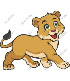 Playful cub