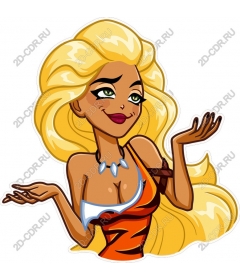  A bold, playful blonde