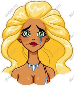 Crying blonde - High quality