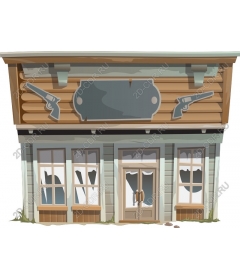  The rustic saloon in the style of Old Western