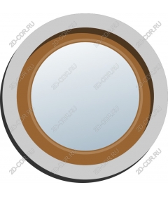  Elegant round mirror