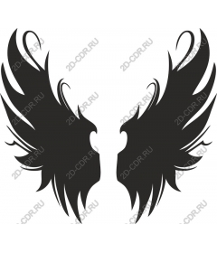  Stylized wings