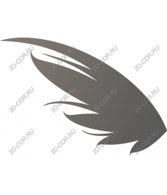  Stylized feather