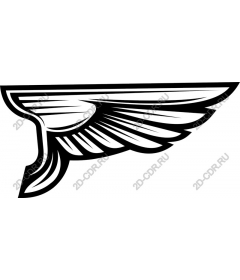  Stylized wing