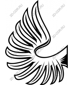  Stylized wing