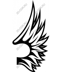  Stylized wing