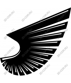  Stylized wing