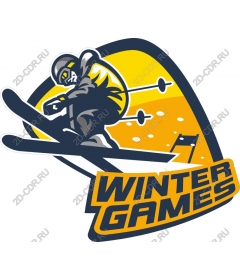 Winter games Skier