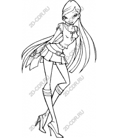 Stylish cartoon character