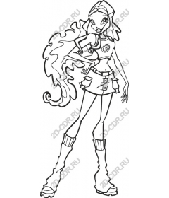  Chic illustration character