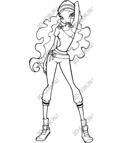  Stylish dynamic character
