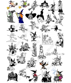 A Set Of Witches: 50+ Fancy