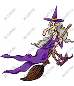  Charming witch at Halloween