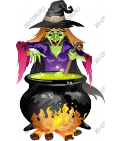  Fancy witch to celebrate Halloween
