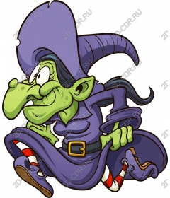Mischievous witch adult Halloween