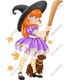  Adorable autumn witch