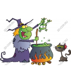 Whimsical witch's potion