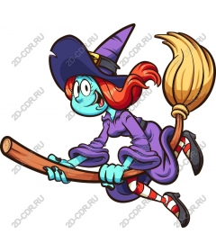  Bizarre cartoon witch