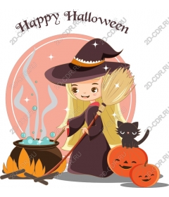  Fancy witch Halloween